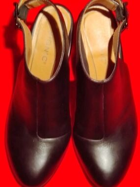 Vionic Womens 6 Lacey Open Heels Black Shoes...New